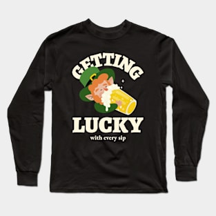 leprechaun st paddys day Long Sleeve T-Shirt